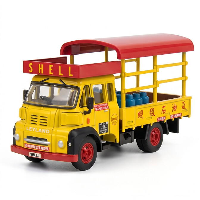 TINY Leyland FG Shell 1:50 Scale (ATC66167) – Official Licensed Diecast Truck with Acrylic Case
