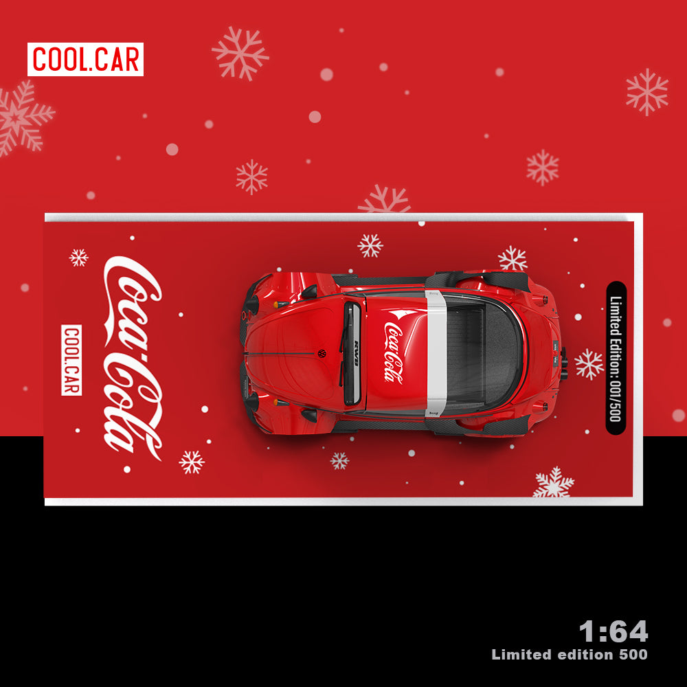 PRE-ORDER Time Micro CC Beetle Christmas Cola Regular Edition 1:64 Scale Diecast Model