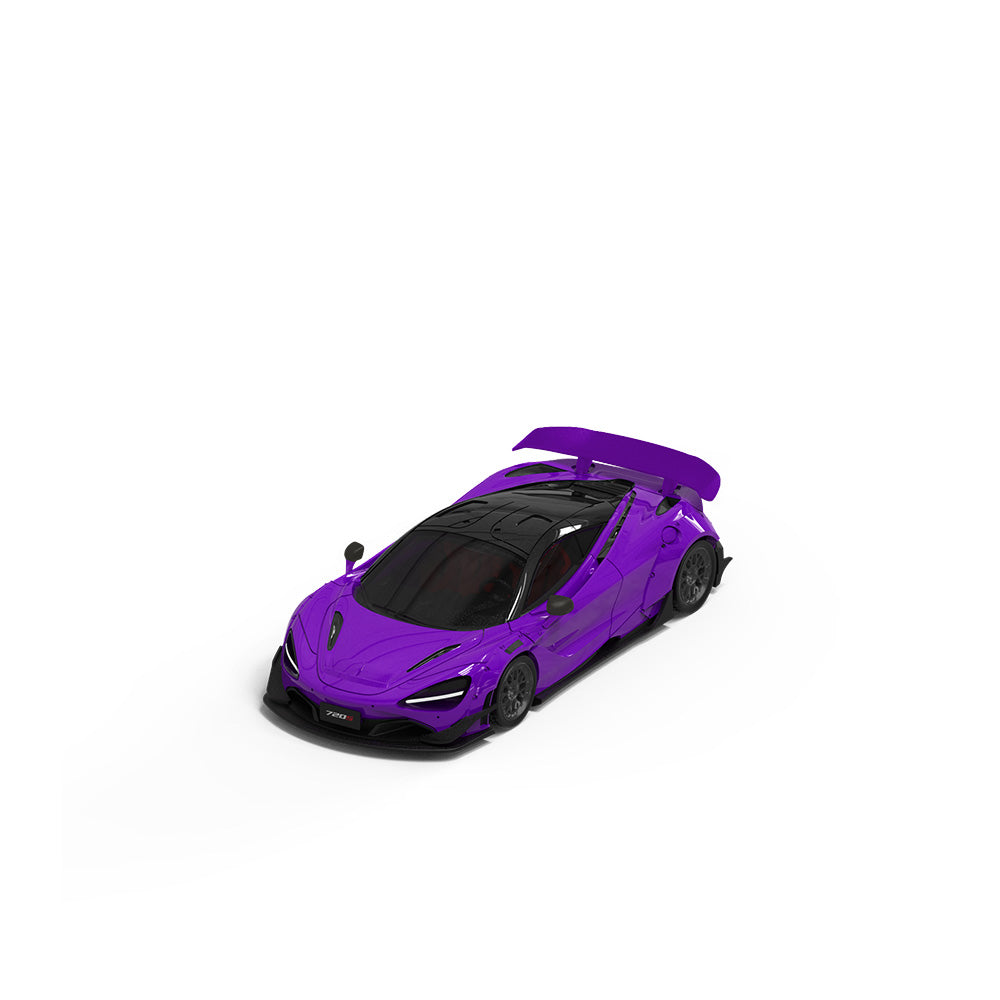 PRE-ORDER Time Micro SC McLaren 720S Purple Regular Edition 1:64 Scale Diecast Model