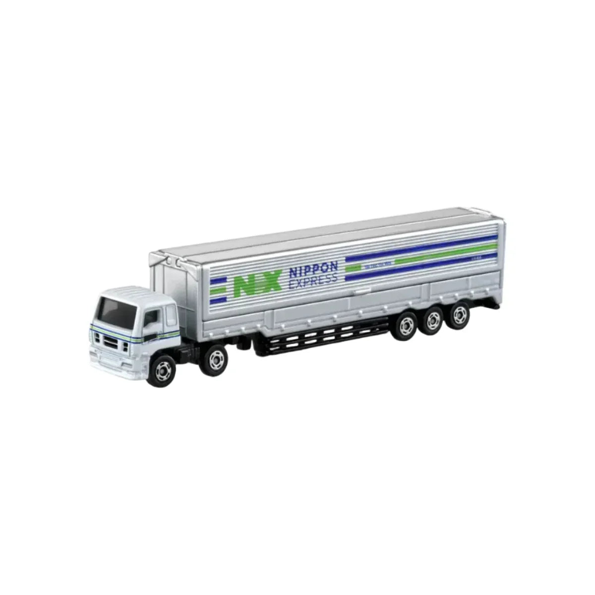 Tomica Long No.135 NX Nippon Express Trailer, 1:89 Scale (White) collectible diecast model at Poketwheels