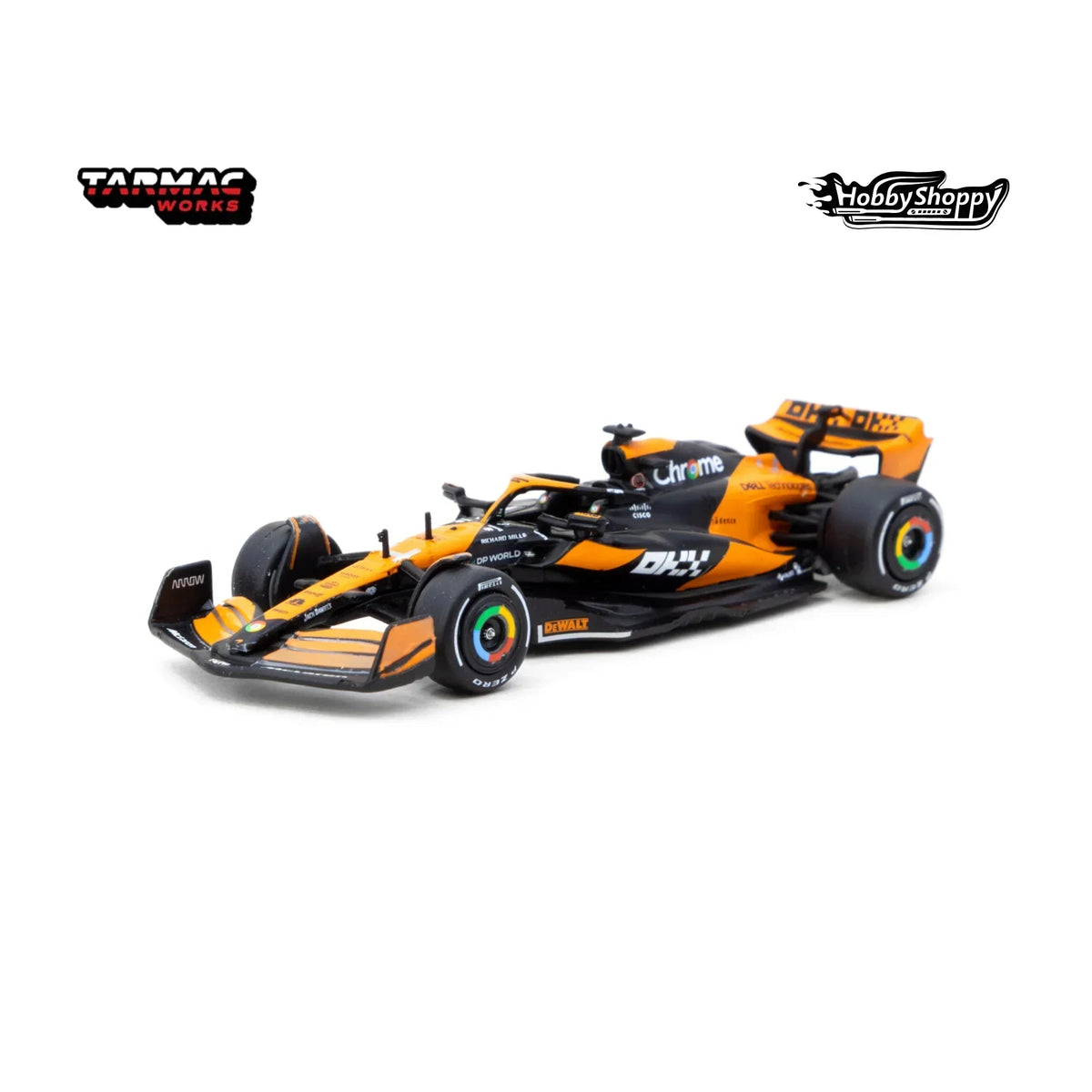 McLaren MCL60 2024 Livery - Global64, 1:64 Scale (Orange) collectible diecast model at Poketwheels