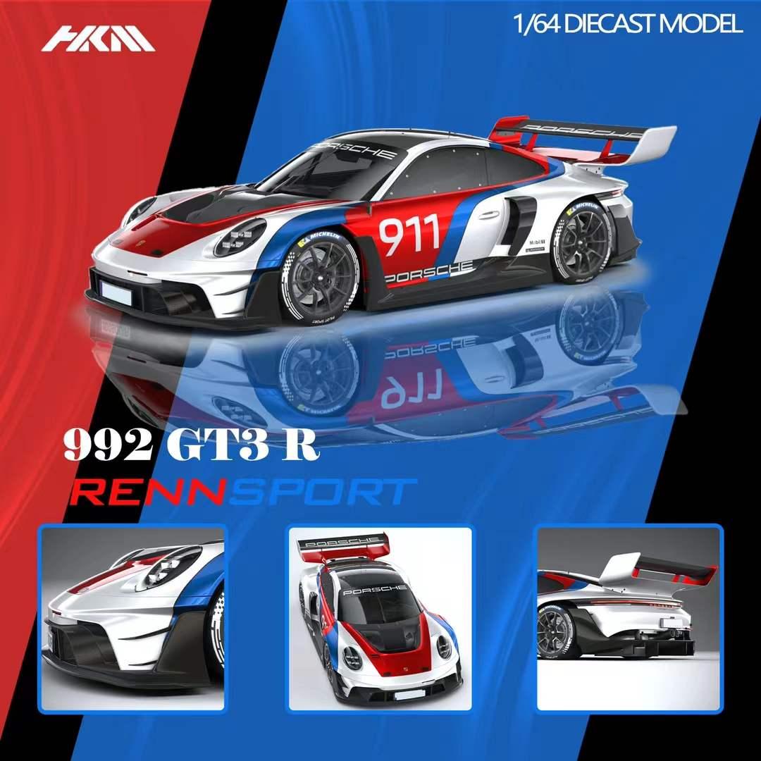 Porsche 911 (992) GT3 R (Rennsport) Multicolor (Limited to 999) collectible diecast model at Poketwheels