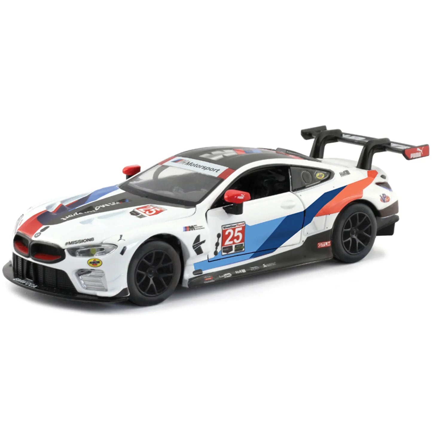 RMZ BMW M8 GTE 2018 White 1:32 Scale Diecast Model