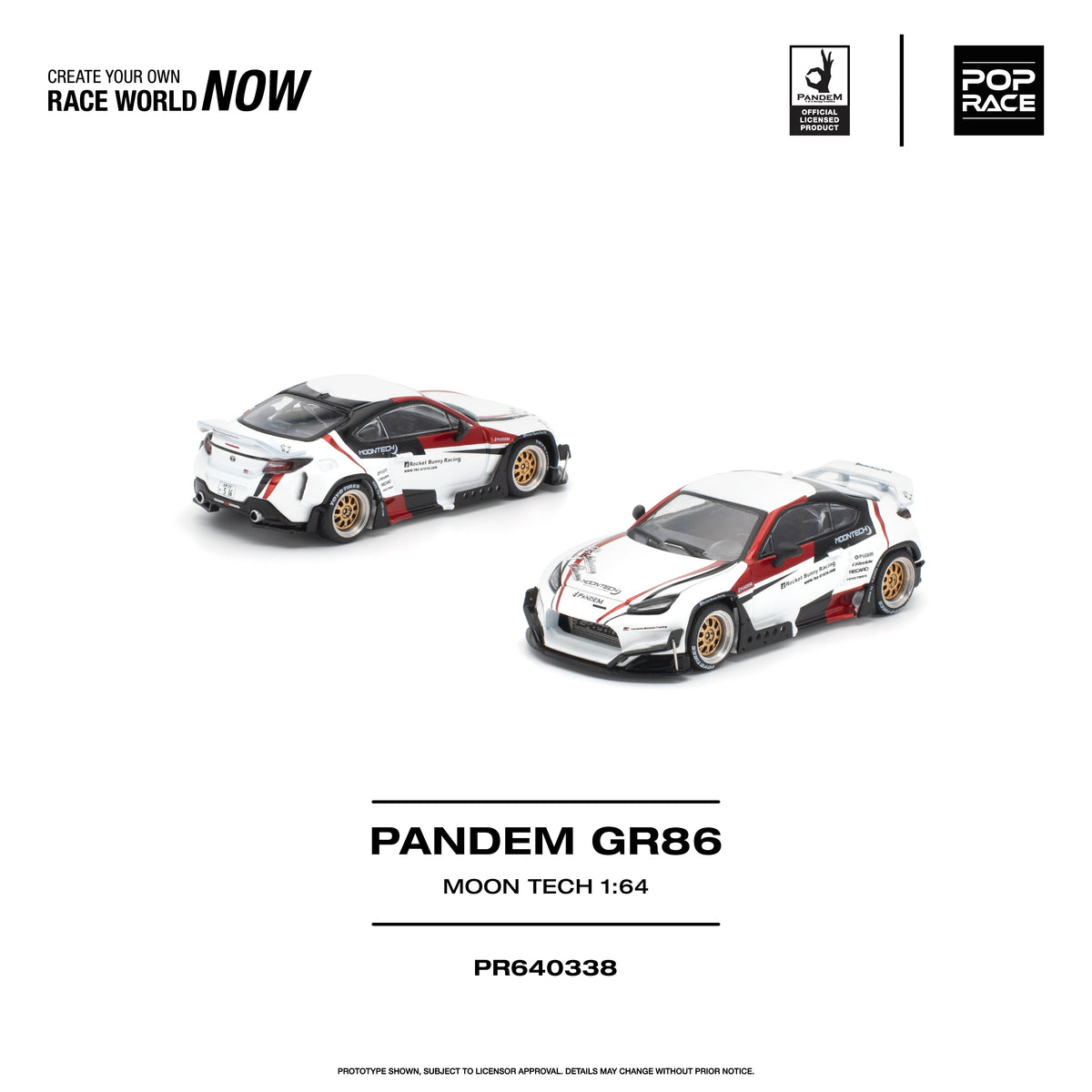 *PRE-ORDER* PANDEM GR 86 MOONTECH, 1:64 Scale collectible diecast model at Poketwheels