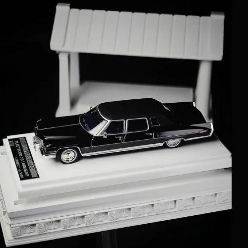 HEC 2026 MK Miniatures Cadillac Fleetwood 75 Black 1:64 Scale Diecast Model