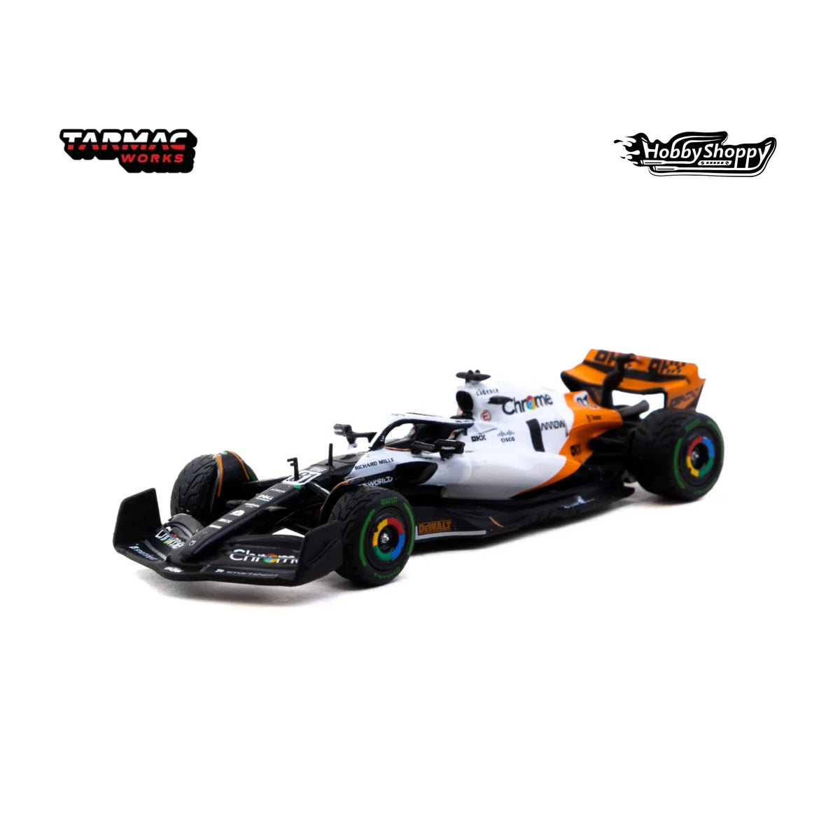 McLaren MCL60 Monaco Grand Prix 2023 Oscar Piastri - Global64, 1:64 Scale (White) collectible diecast model at Poketwheels