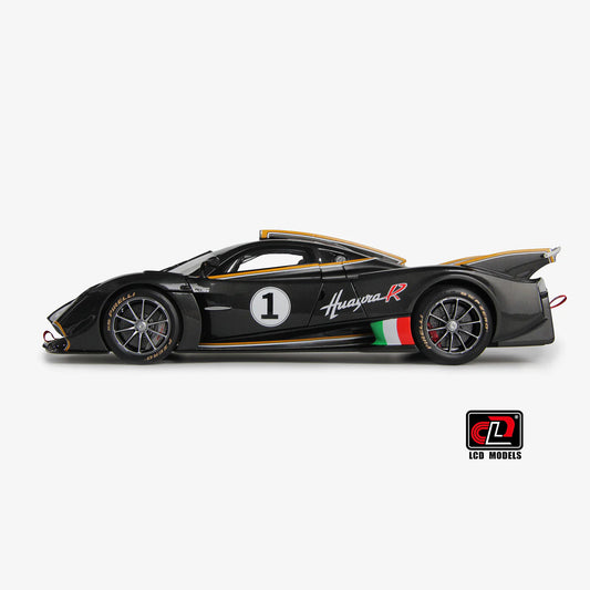LCD Pagani Huayra R Carbon Black 1:18 Scale Diecast Model