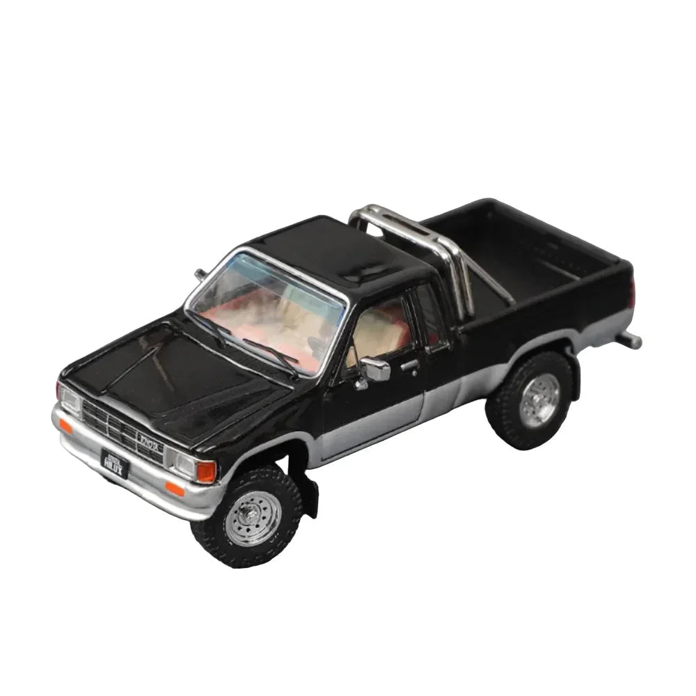 Toyota Hilux Two-Tone, 1:64 Scale (Black & Silver) collectible diecast model at Poketwheels