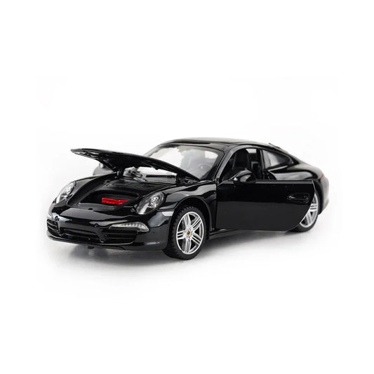 Rastar Porsche 911 Black 1:24 Scale Diecast Model