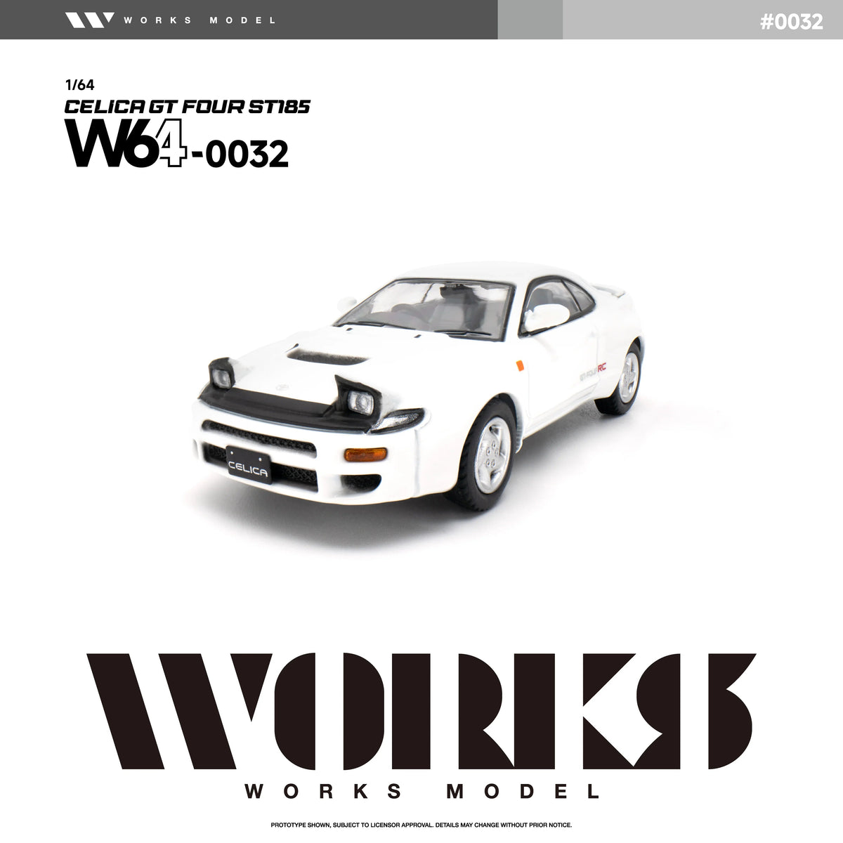 *PRE-ORDER* Toyota Celica GT Four ST-185 WRC, 1:64 Scale (White) collectible diecast model at Poketwheels