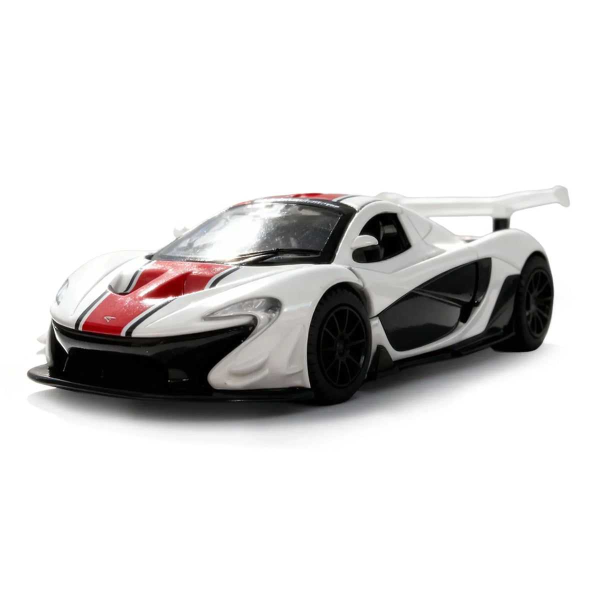 Mclaren P1™ GTR, 1:43 Scale (White) collectible diecast model at Poketwheels