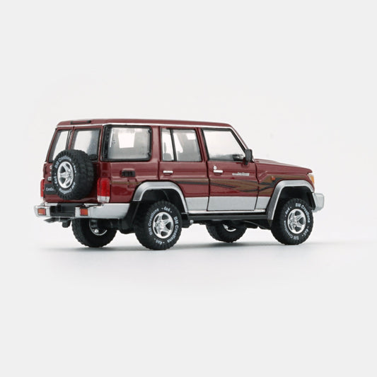 BMC 1:64 Toyota Land Cruiser LC76 – Dark Red (LHD)