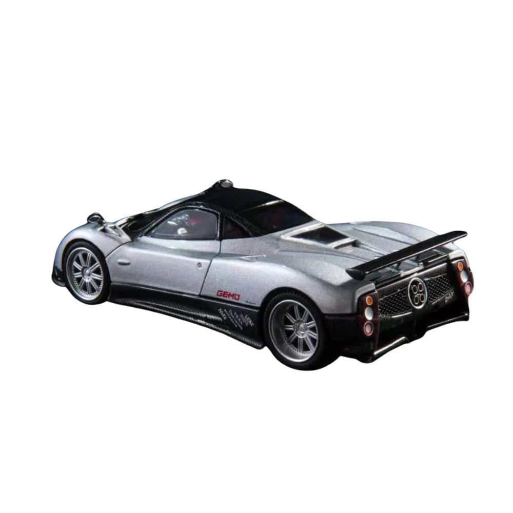 PRE-ORDER ALMOST REAL Pagani Zonda F Grigio Mercurio 2005 1:64 Scale Diecast Model