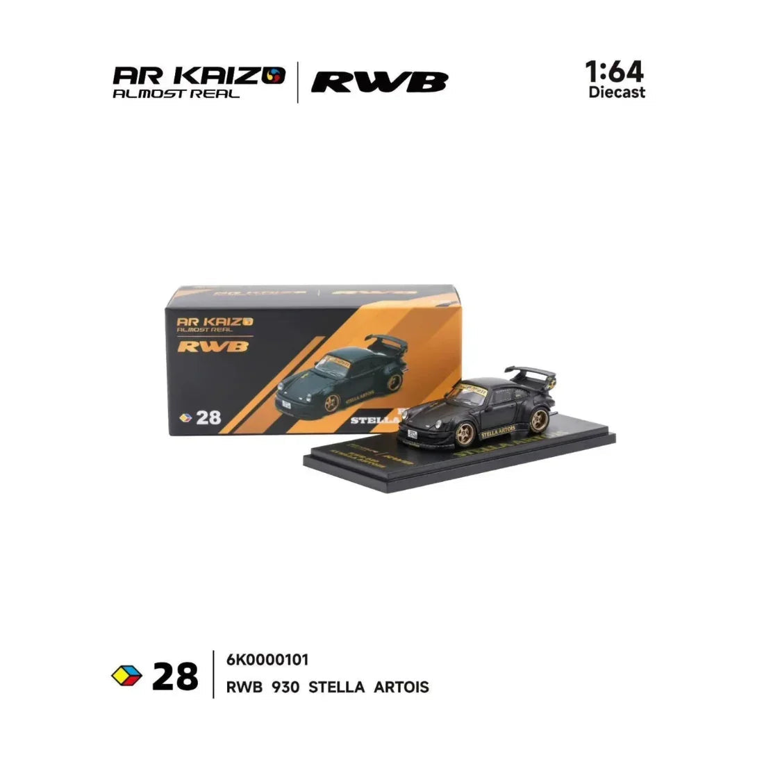 RWB 993 Army Girl (Stella Artois), 1:64 Scale collectible diecast model at Poketwheels