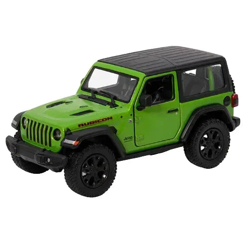Jeep Wrangler (Hard Top) 2018, 1:36 Scale (Green) collectible diecast model at Poketwheels