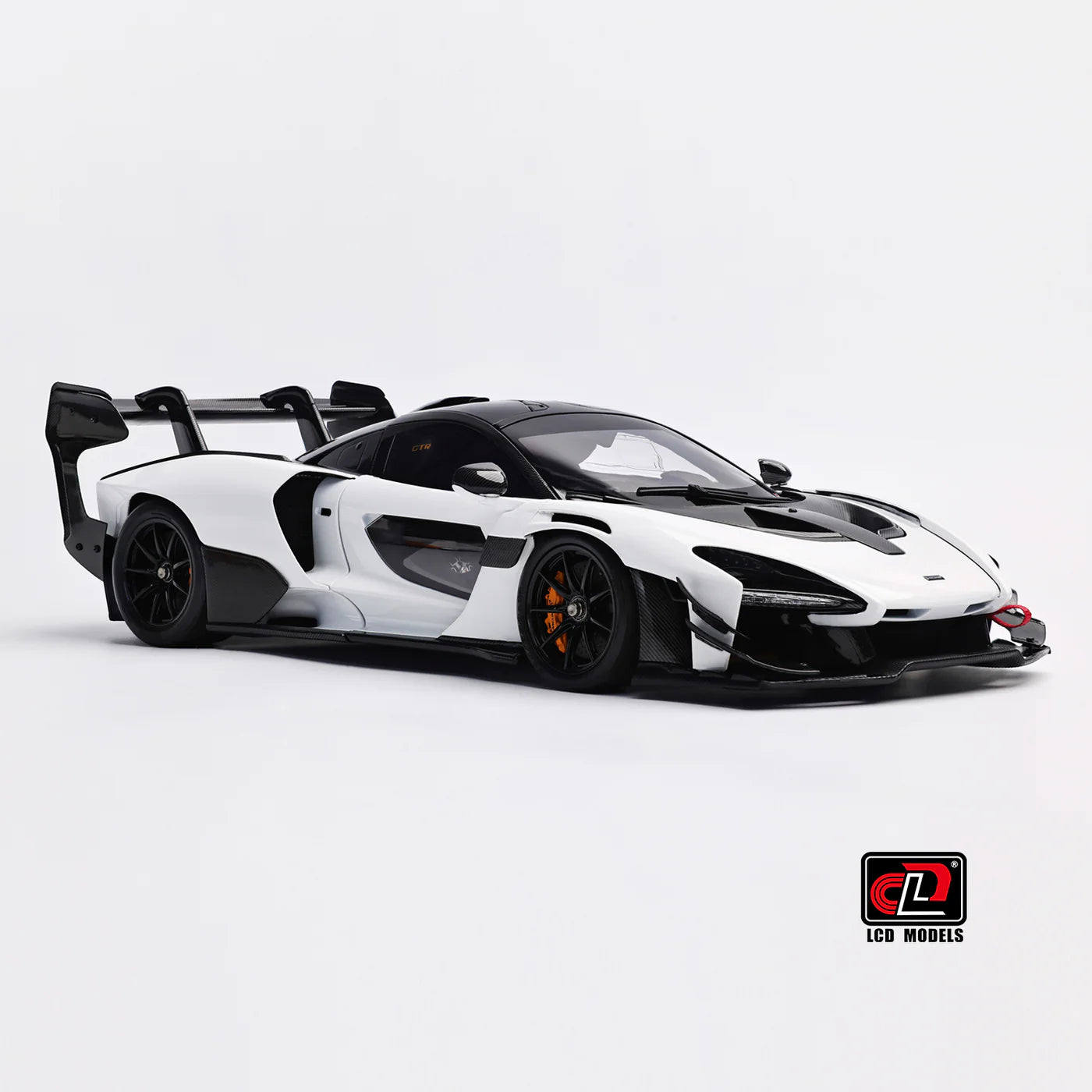 LCD McLaren Senna GTR White 1:18 Scale Diecast Model