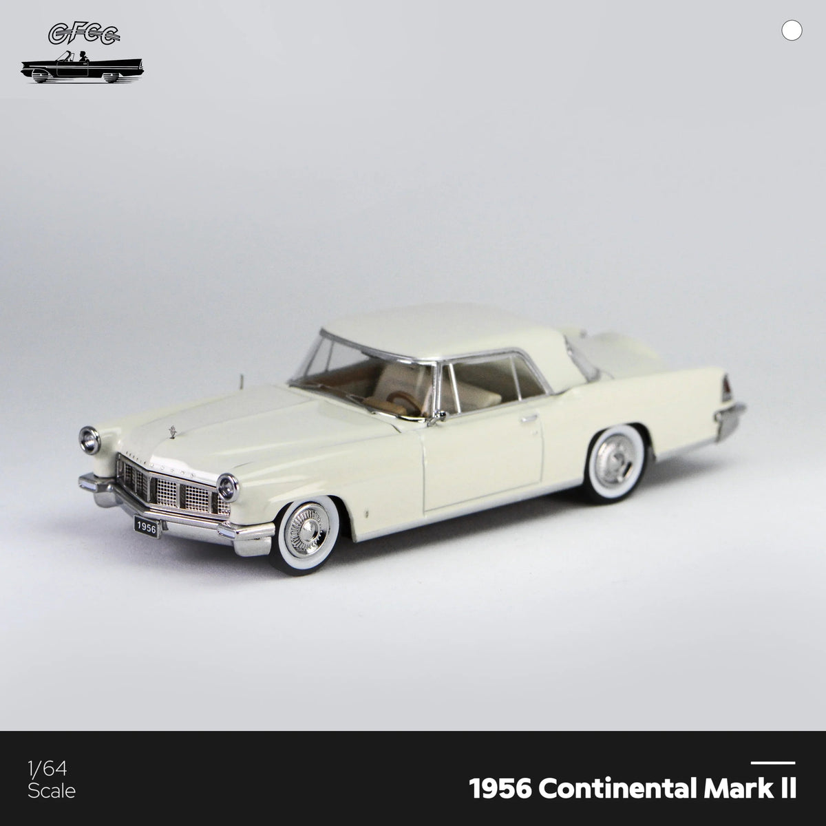 *HEC 2026* Continental Mark II Elvis Presley's 1956, 1:64 Scale (White) collectible diecast model at Poketwheels