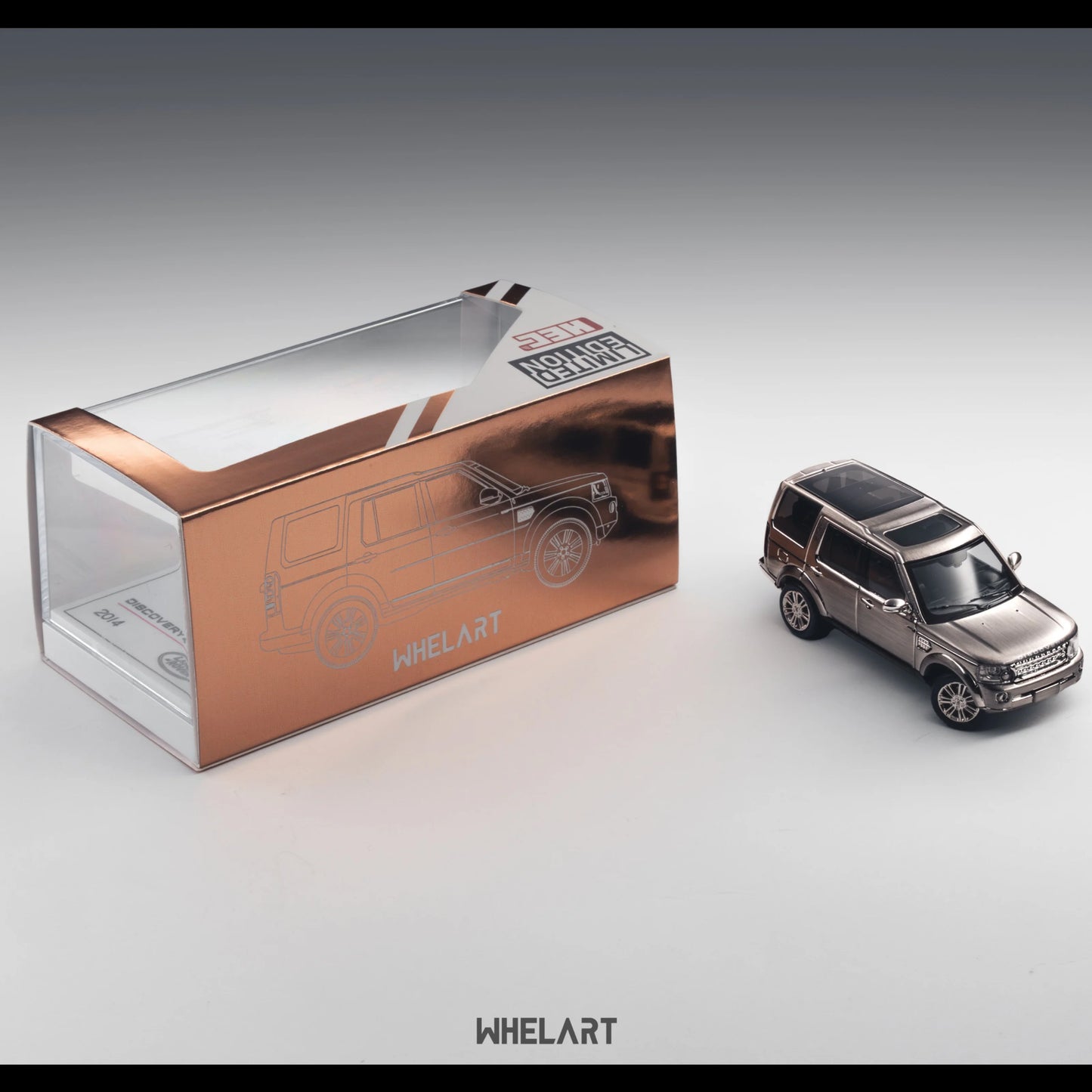HEC 2026 Wheel Art 2014 Discovery 4 Silver Chrome Limited Edition 1:64 Scale Diecast Model