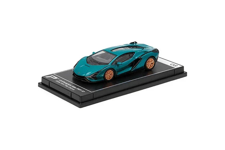 Lamborghini Sian FKP 37, 1:64 Scale (Dark Cyan) collectible diecast model at Poketwheels