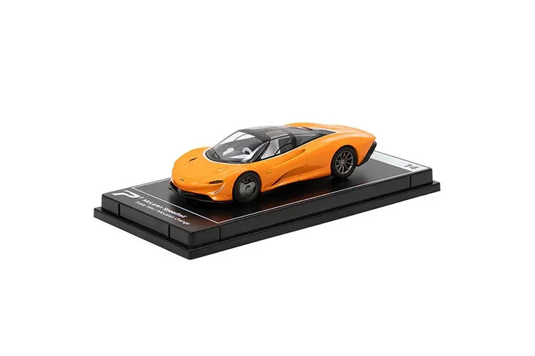 McLaren Speedtail, 1:64 Scale (Orange) collectible diecast model at Poketwheels