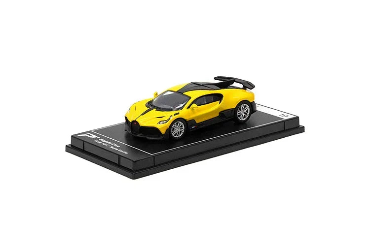 Bugatti Divo, 1:64 Scale (Yellow) collectible diecast model at Poketwheels