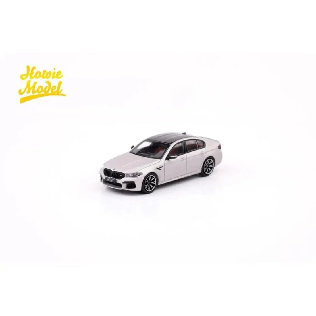 BMW F90 M5, 1:64 Scale (Pearl White) collectible diecast model at Poketwheels