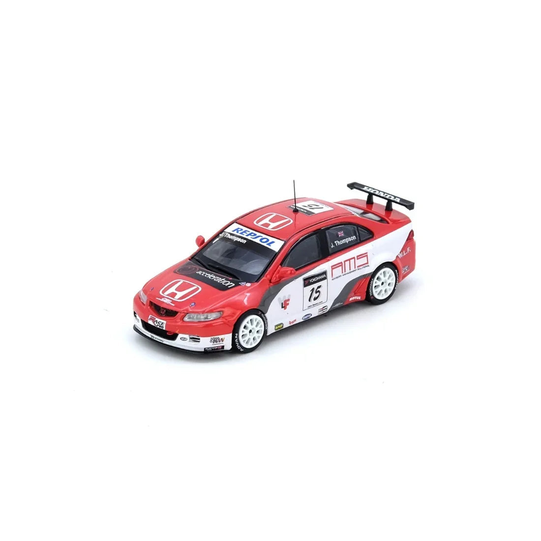 *PRE-ORDER* Honda ACCORD Euro-R (CL7) #15 N. TechnologyMacau World Touring Car Championsh, 1:64 Scale collectible diecast model at Poketwheels