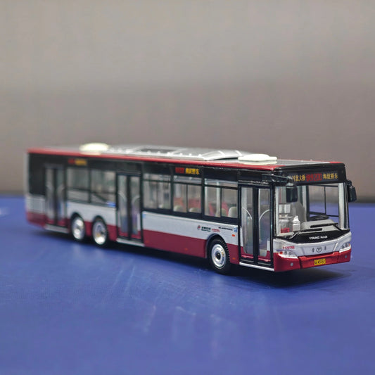 95 Creative Culture HEC 2026 City Couch Bus Maroon & Grey 1:110 Scale Diecast Model