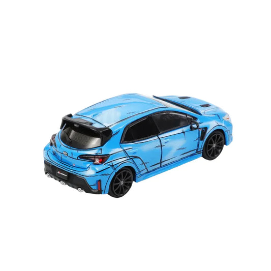 GCD Toyota GR Corolla Manga 2022 Blue 1:64 Scale Diecast Model