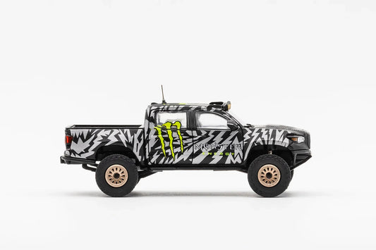 Premium scale diecast model car – Toyota Tacoma Widebody Claw Paint, 1:64 Scale (Black) Collectible