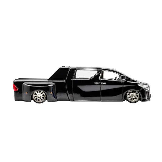 GCD Toyota NATS No.328 Alphard Super Dually Black 1:64 Scale Diecast Model