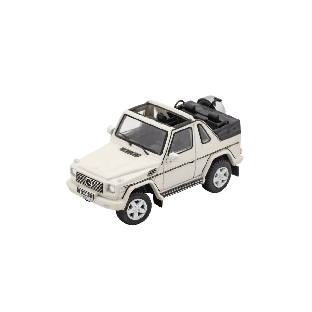 PRE-ORDER GCD Mercedes-Benz G500 Short Wheelbase Convertible White 1:64 Scale Diecast Model