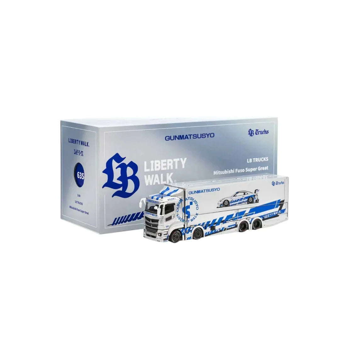 LB , 1:64 Scale (Silver) collectible diecast model at Poketwheels