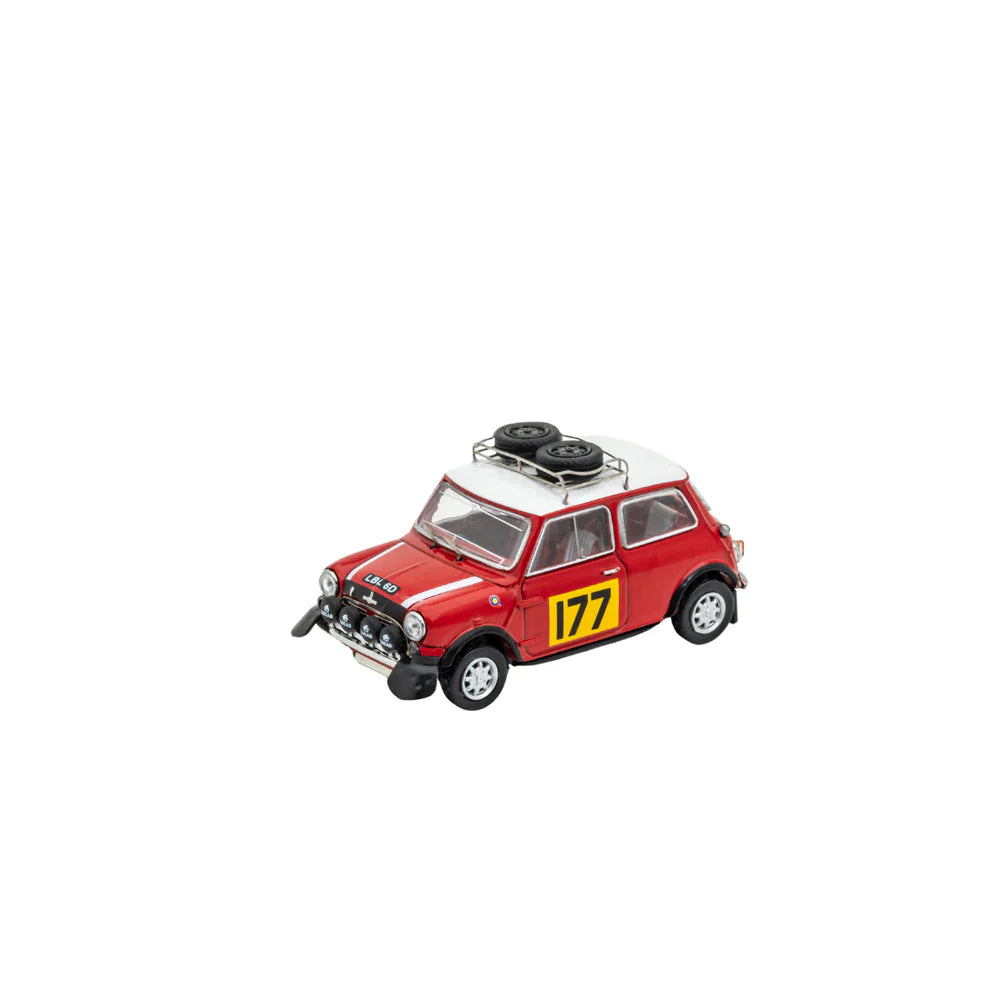 GCD Mini Cooper #177 Red 1:64 Scale Diecast Model