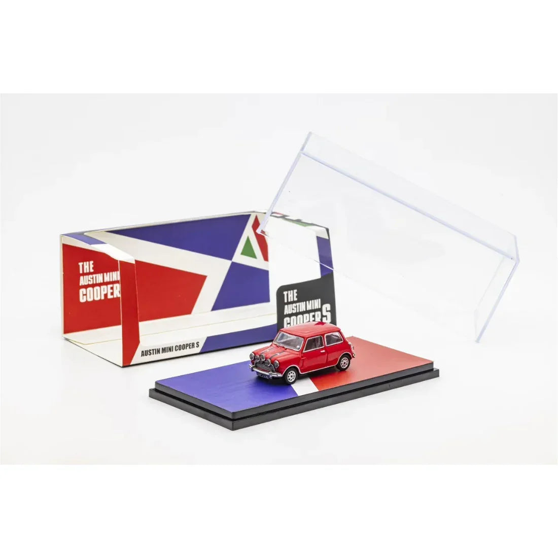 The Austin Mini Cooper S, 1:64 Scale (Red) collectible diecast model at Poketwheels