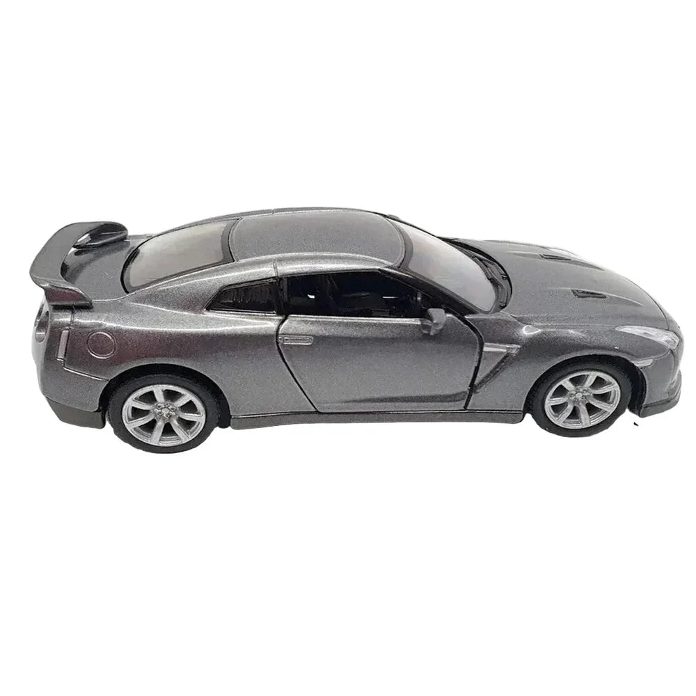 Kinsmart Nissan GT-R R35 2009 1:36 Scale Diecast Model (Grey)