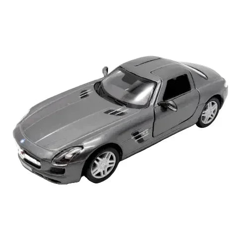Mercedes-Benz SLS AMG, 1:36 Scale (Grey) collectible diecast model at Poketwheels