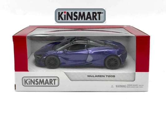 Kinsmart McLaren 720S 1:36 Scale Diecast Model (Purple)