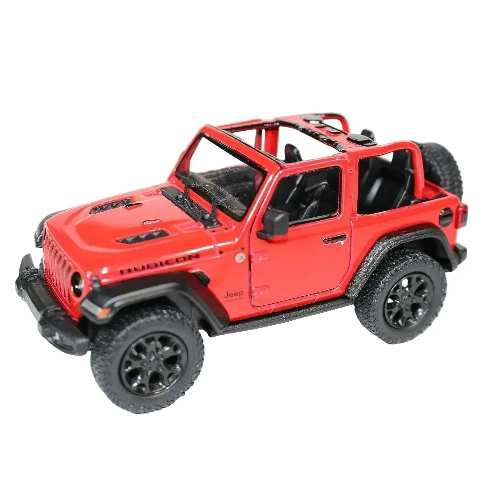 Jeep Wrangler (Hard Top) 2018, 1:36 Scale (Red) collectible diecast model at Poketwheels