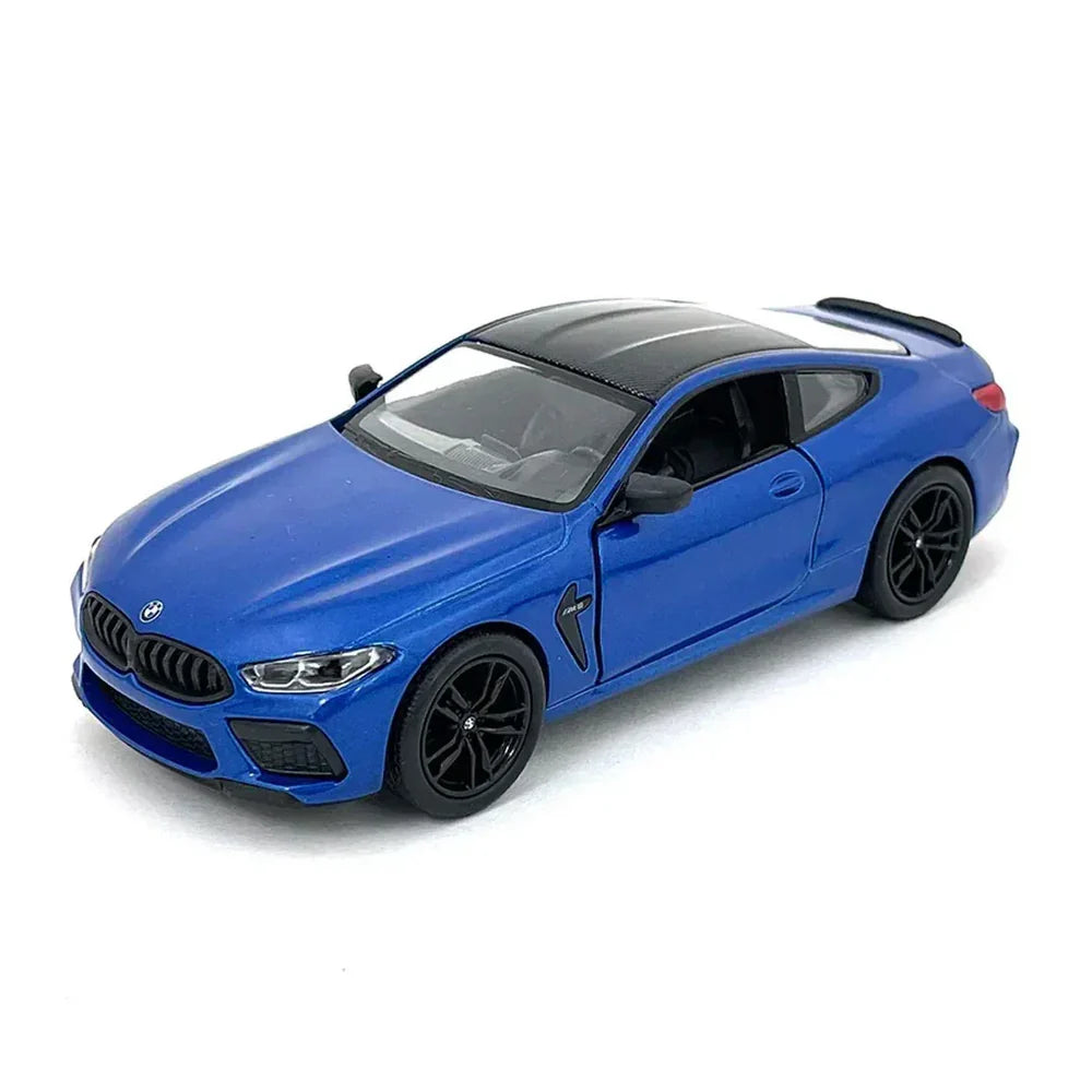 Kinsmart BMW M8 Competition Coupe 1:36 Scale Diecast Model (Blue)