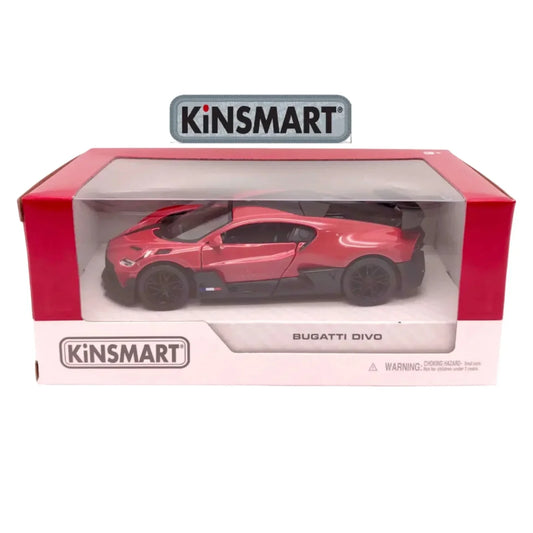 Kinsmart Bugatti Divo 1:36 Scale Diecast Model (Red)