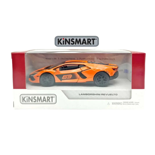 Kinsmart Lamborghini Revuelto Livery Edition 1:36 Scale Diecast Model (Orange)