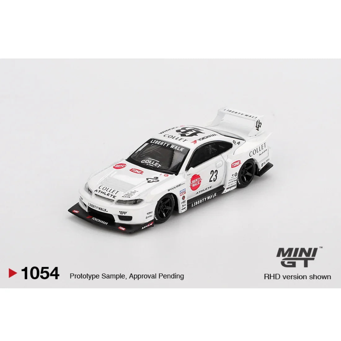Nissan LB-Super Silhouette S15 SILVIA ATHLETE, 1:64 Scale collectible diecast model at Poketwheels