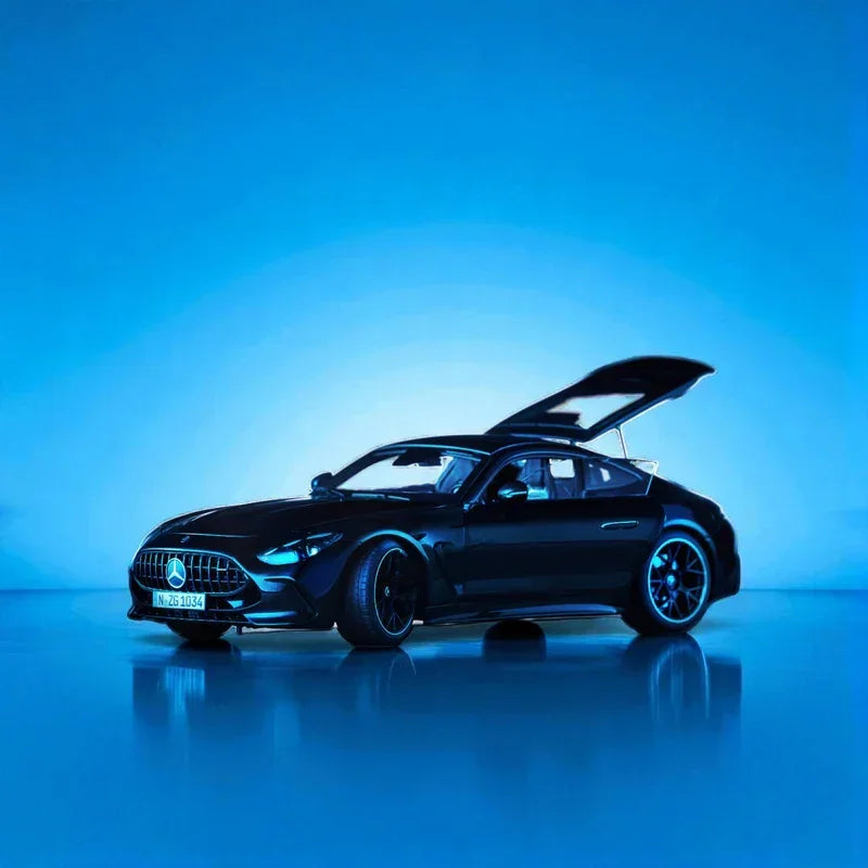 Mercedes-AMG GT 63, 1:18 Scale (Obsidian Black) collectible diecast model at Poketwheels