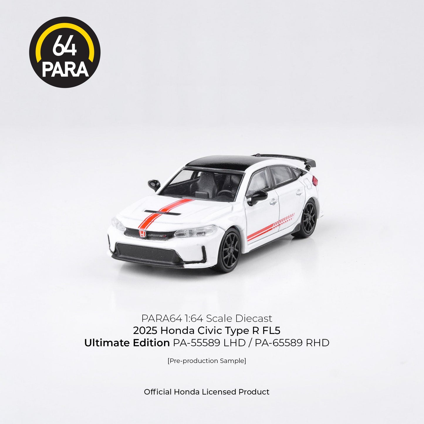 Honda Civic Type R FL5 Ultimate Edition 2025 1:64 Scale Diecast Collectible