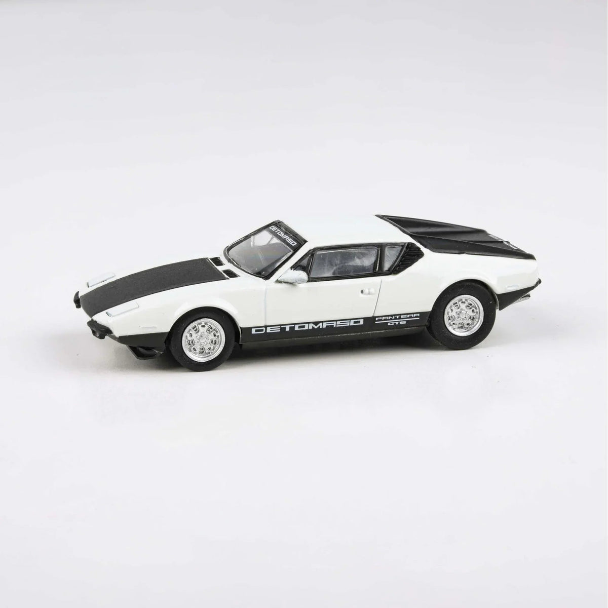 De Tomaso Pantera RHD 1972, 1:64 Scale (White) collectible diecast model at Poketwheels