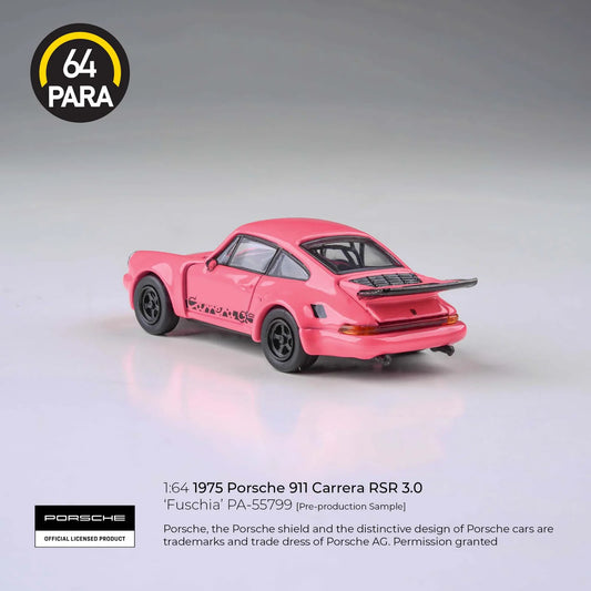 PARA64 Porsche 911 Carrera 3.0 RSR Pink 1:64 Scale Diecast Model (Pre-Order)
