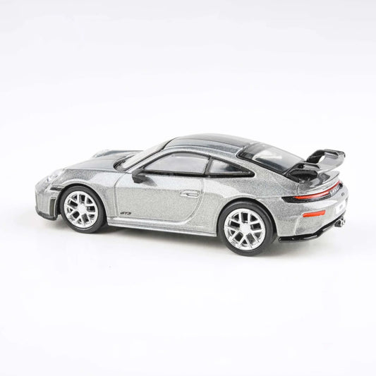 Premium scale diecast model car – Porsche 911 GT3 992.2 GT 2025, 1:64 Scale (Silver) Collectible