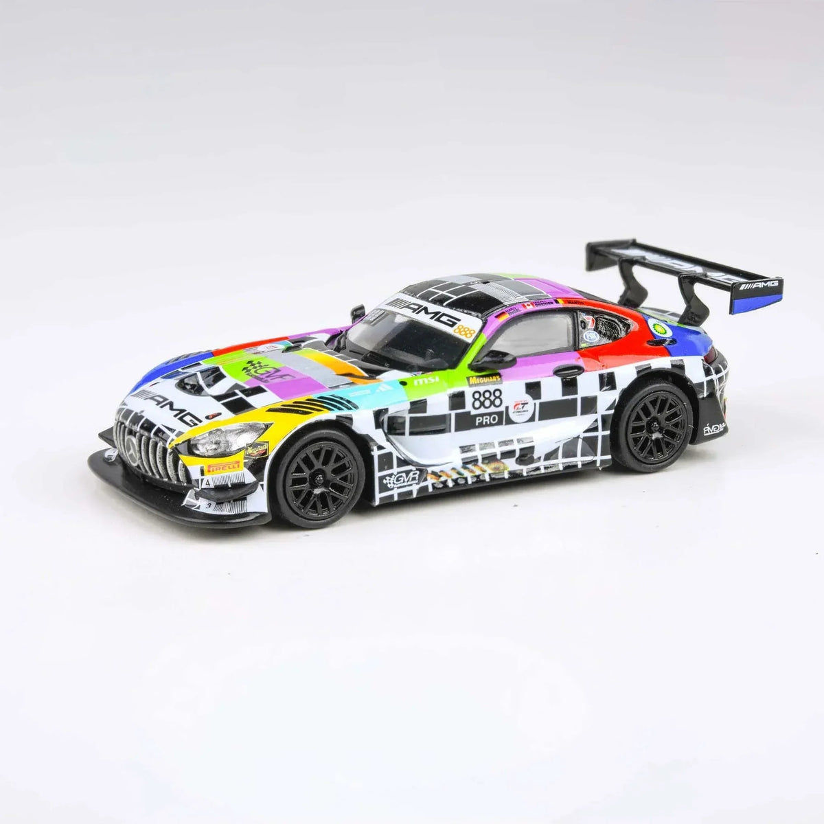 Mercedes-AMG GT3 2025 Bathurst 12H GruppeM #888, 1:64 Scale (Multi Color) collectible diecast model at Poketwheels