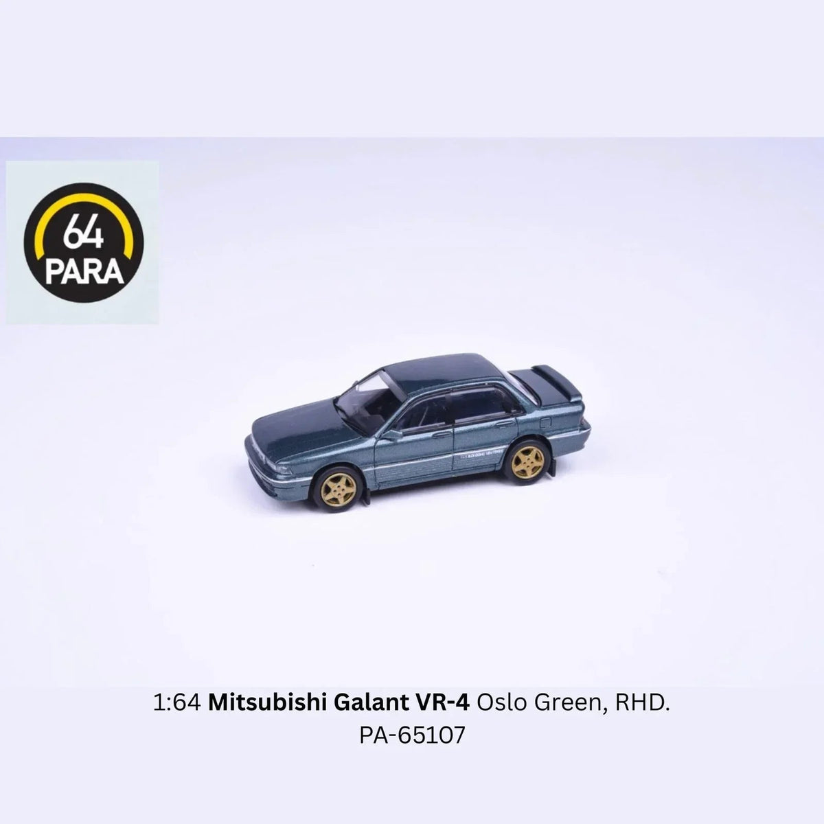 Mitsubishi Galant VR-4 RHD, 1:64 Scale (Blue) collectible diecast model at Poketwheels